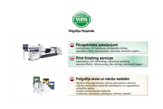 VieTa poligrāfiskie pakalpojumi, SIA